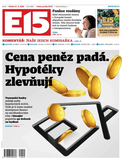 E-magazín E15 - 11.9.2019 - CZECH NEWS CENTER a. s.