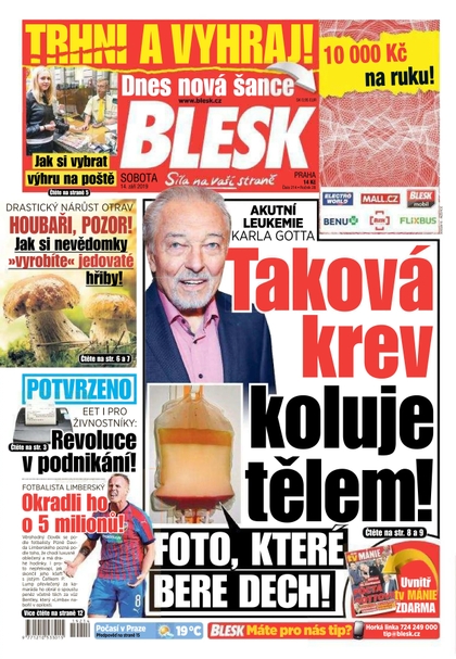E-magazín Blesk - 14.9.2019 - CZECH NEWS CENTER a. s.