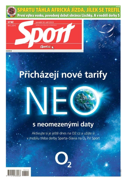 E-magazín Sport - 16.9.2019 - CZECH NEWS CENTER a. s.