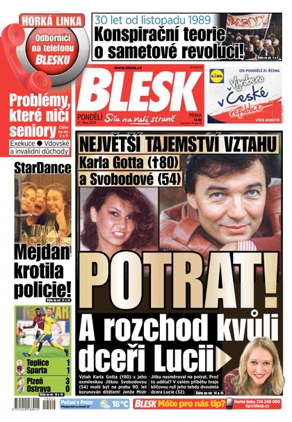 E-magazín Blesk - 21.10.2019 - CZECH NEWS CENTER a. s.