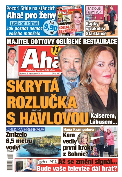 E-magazín AHA! - 9.11.2019 - CZECH NEWS CENTER a. s.