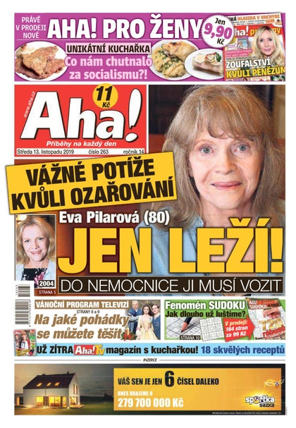 E-magazín AHA! - 13.11.2019 - CZECH NEWS CENTER a. s.