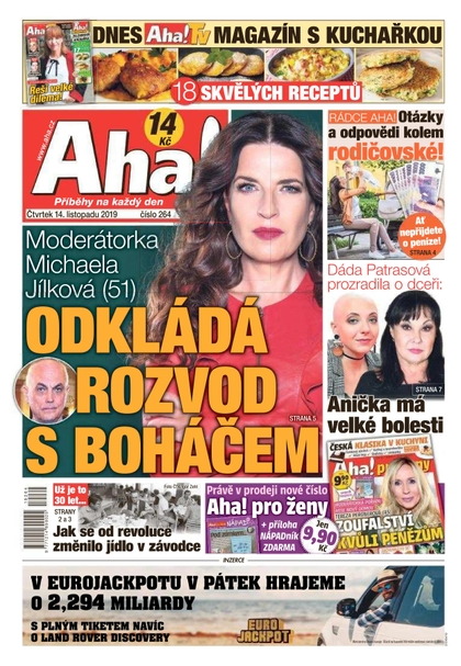 E-magazín AHA! - 14.11.2019 - CZECH NEWS CENTER a. s.