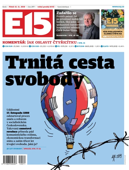 E-magazín E15 - 15.11.2019 - CZECH NEWS CENTER a. s.