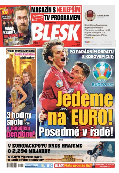 E-magazín Blesk - 15.11.2019 - CZECH NEWS CENTER a. s.