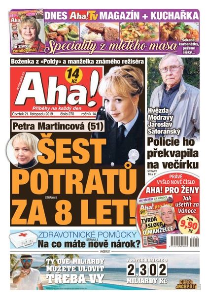 E-magazín AHA! - 21.11.2019 - CZECH NEWS CENTER a. s.