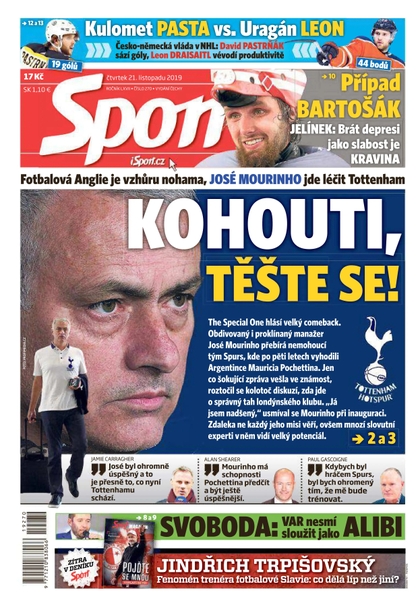 E-magazín Sport - 21.11.2019 - CZECH NEWS CENTER a. s.