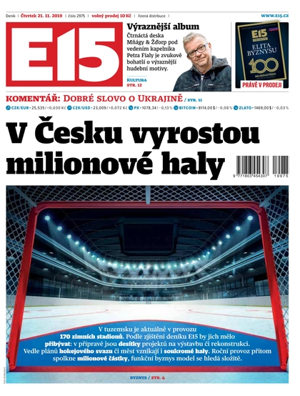 E-magazín E15 - 21.11.2019 - CZECH NEWS CENTER a. s.