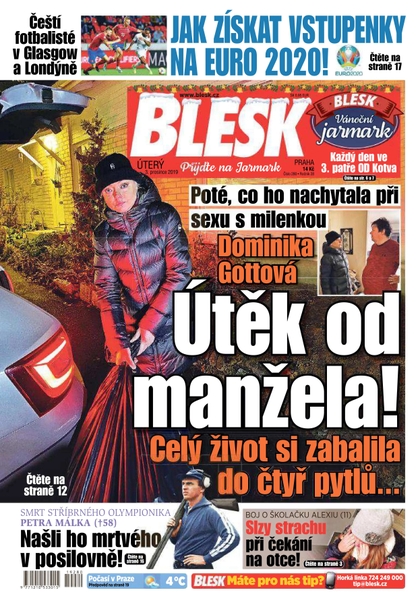 E-magazín Blesk - 3.12.2019 - CZECH NEWS CENTER a. s.