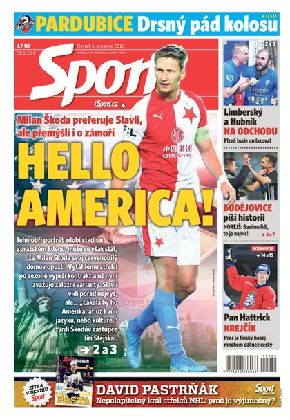 E-magazín Sport - 5.12.2019 - CZECH NEWS CENTER a. s.