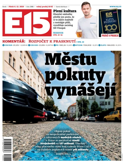 E-magazín E15 - 6.12.2019 - CZECH NEWS CENTER a. s.