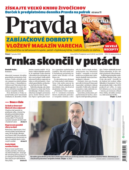 E-magazín Denník Pravda 17. 1. 2020 - OUR MEDIA SR a. s.