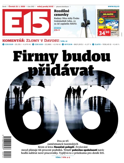 E-magazín E15 - 23.1.2020 - CZECH NEWS CENTER a. s.