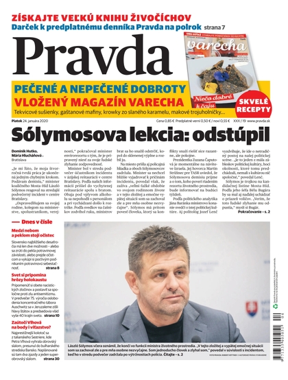 E-magazín Denník Pravda 24. 1. 2020 - OUR MEDIA SR a. s.