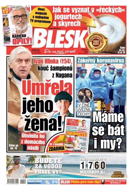 E-magazín Blesk - 24.1.2020 - CZECH NEWS CENTER a. s.