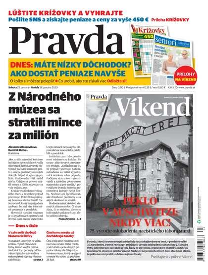 E-magazín Denník Pravda 25. 1. 2020 - OUR MEDIA SR a. s.