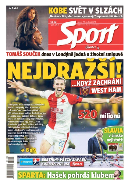 E-magazín Sport - 28.1.2020 - CZECH NEWS CENTER a. s.