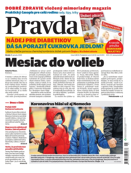 E-magazín Denník Pravda 29. 1. 2020 - OUR MEDIA SR a. s.