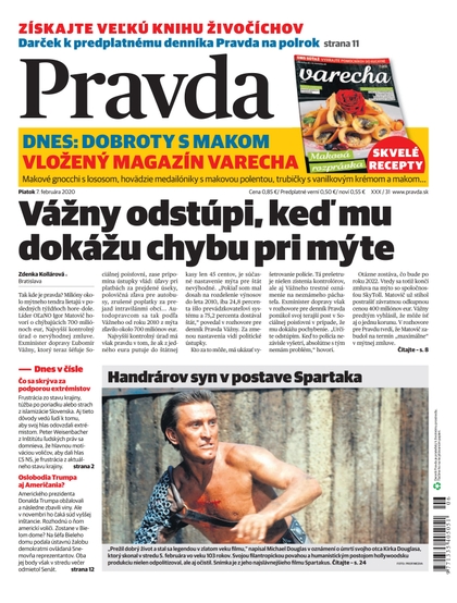 E-magazín Denník Pravda 7. 2. 2020 - OUR MEDIA SR a. s.