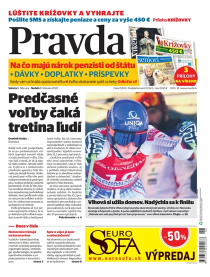E-magazín Denník Pravda 8. 2. 2020 - OUR MEDIA SR a. s.