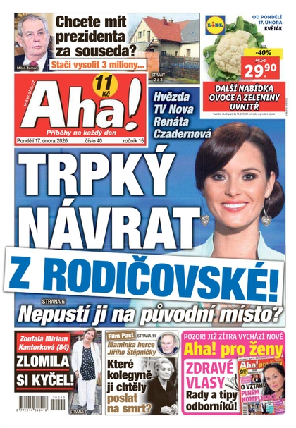 E-magazín AHA! - 17.2.2020 - CZECH NEWS CENTER a. s.