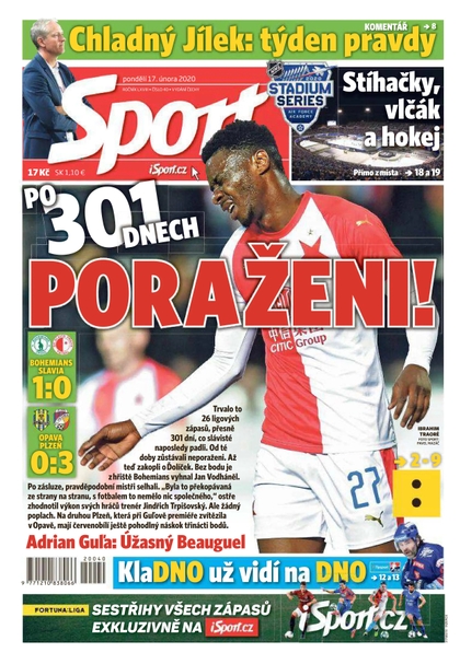 E-magazín Sport - 17.2.2020 - CZECH NEWS CENTER a. s.