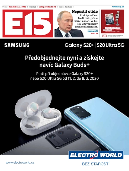 E-magazín E15 - 17.2.2020 - CZECH NEWS CENTER a. s.