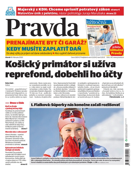 E-magazín Denník Pravda 18. 2. 2020 - OUR MEDIA SR a. s.