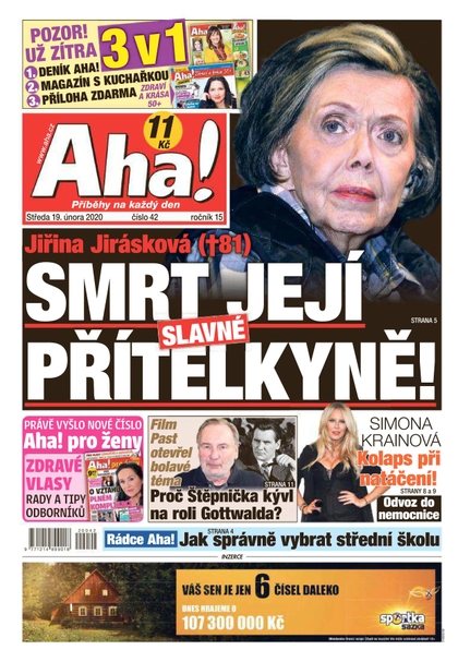 E-magazín AHA! - 19.2.2020 - CZECH NEWS CENTER a. s.