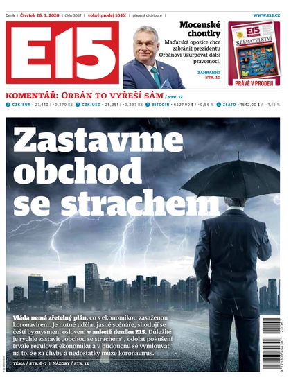 E-magazín E15 - 26.3.2020 - CZECH NEWS CENTER a. s.