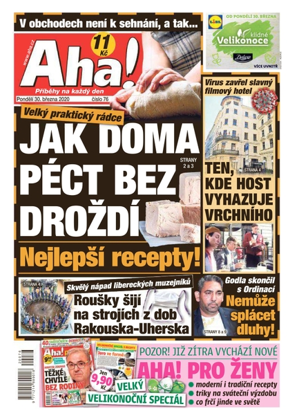 E-magazín AHA! - 30.3.2020 - CZECH NEWS CENTER a. s.