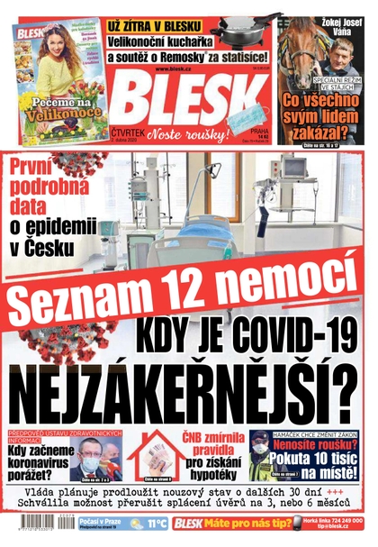 E-magazín Blesk - 2.4.2020 - CZECH NEWS CENTER a. s.