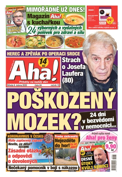 E-magazín AHA! - 8.4.2020 - CZECH NEWS CENTER a. s.