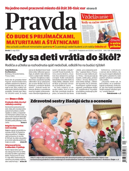 E-magazín Denník Pravda 13. 5. 2020 - OUR MEDIA SR a. s.