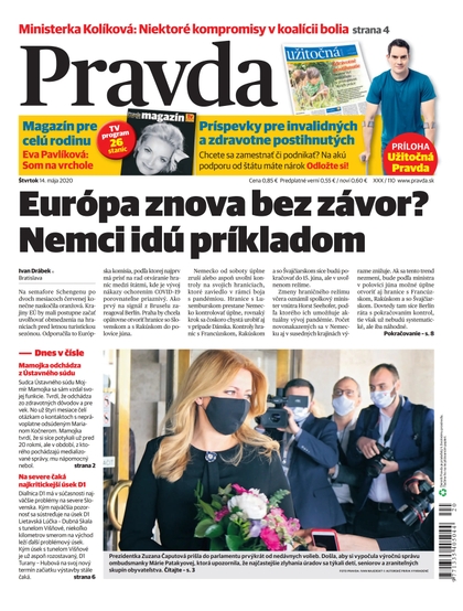 E-magazín Denník Pravda 14. 5. 2020 - OUR MEDIA SR a. s.