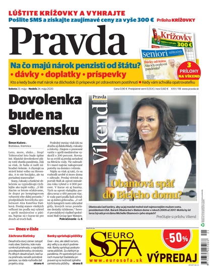E-magazín Denník Pravda 23. 5. 2020 - OUR MEDIA SR a. s.