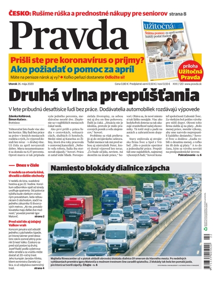 E-magazín Denník Pravda 26. 5. 2020 - OUR MEDIA SR a. s.
