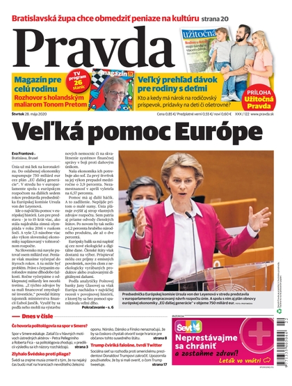 E-magazín Denník Pravda 28. 5. 2020 - OUR MEDIA SR a. s.