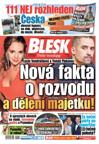 E-magazín Blesk - 3.6.2020 - CZECH NEWS CENTER a. s.
