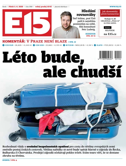 E-magazín E15 - 5.6.2020 - CZECH NEWS CENTER a. s.