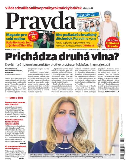 E-magazín Denník Pravda 25. 6. 2020 - OUR MEDIA SR a. s.