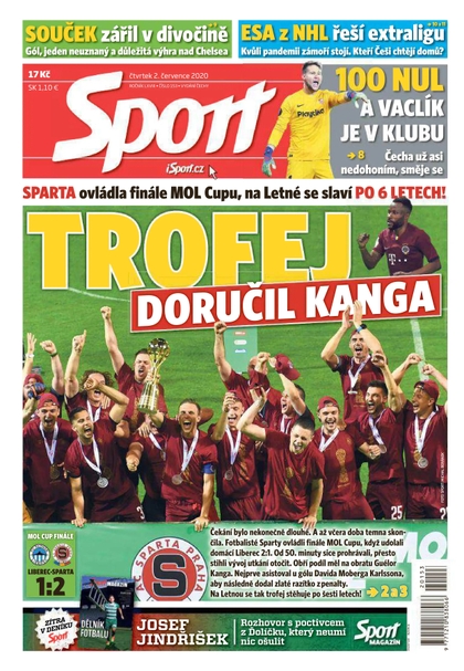E-magazín Sport - 2.7.2020 - CZECH NEWS CENTER a. s.