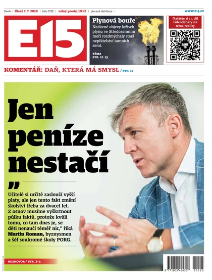 E-magazín E15 - 7.7.2020 - CZECH NEWS CENTER a. s.