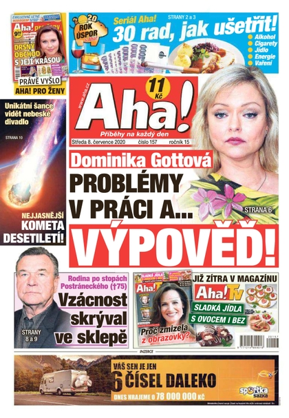 E-magazín AHA! - 8.7.2020 - CZECH NEWS CENTER a. s.