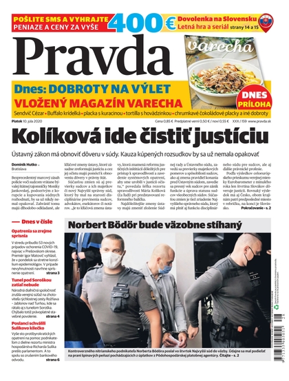 E-magazín Denník Pravda 10. 7. 2020 - OUR MEDIA SR a. s.