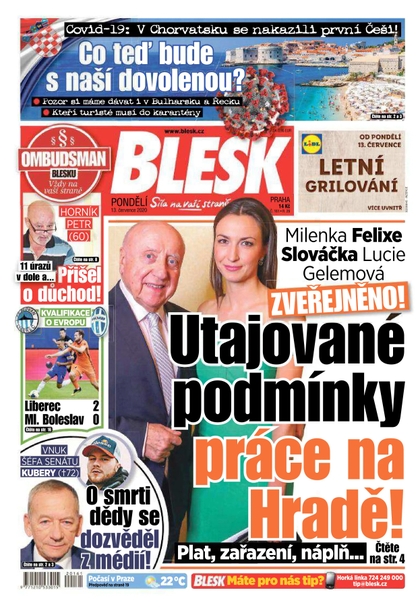 E-magazín Blesk - 13.7.2020 - CZECH NEWS CENTER a. s.