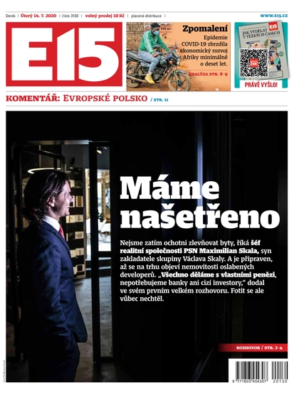 E-magazín E15 - 14.7.2020 - CZECH NEWS CENTER a. s.