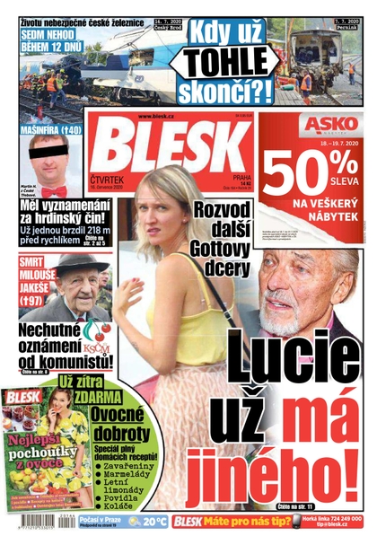 E-magazín Blesk - 16.7.2020 - CZECH NEWS CENTER a. s.