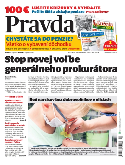 E-magazín Denník Pravda 1. 8. 2020 - OUR MEDIA SR a. s.
