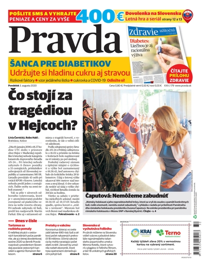 E-magazín Denník Pravda 3. 8. 2020 - OUR MEDIA SR a. s.